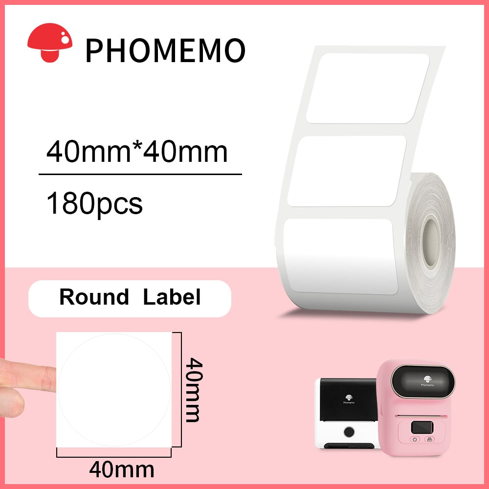 Etiquetas para Impressora Phomemo M110 ou M220