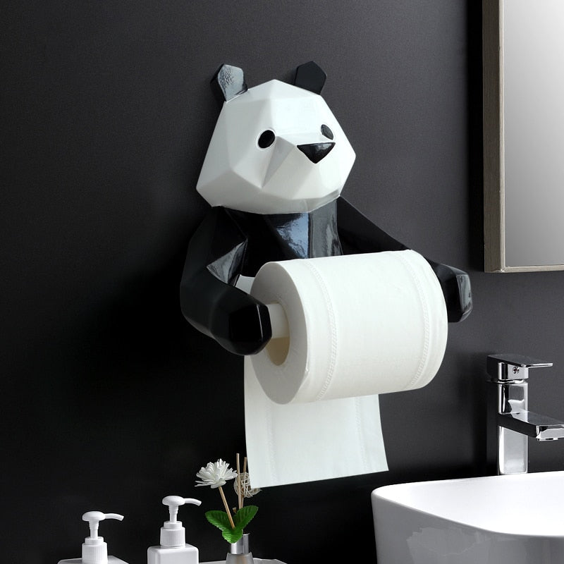 Porta-papel higiênico Panda