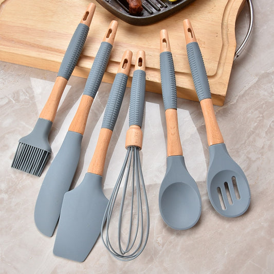 Utensílios de Silicone Ultra Bambu