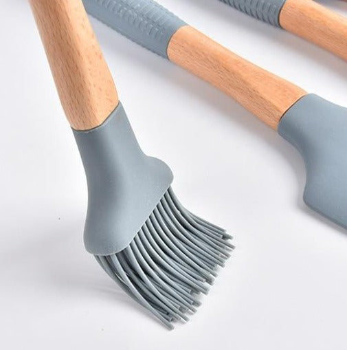 Utensílios de Silicone Ultra Bambu