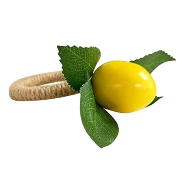 Porta-guardanapo limão - 8 unidades
