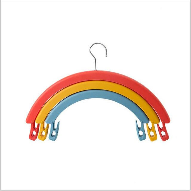 Cabide secador arco-íris